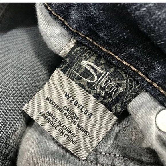 Silver Jeans Suki Bootcut Jeans Size 28 x 28 - Picture 7 of 10